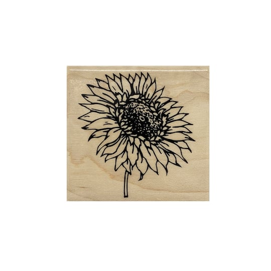 Sunflower Wood Stamp by Recollections&#x2122;